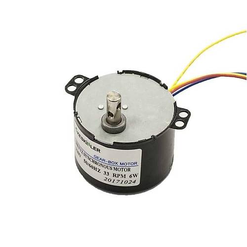 50-KTYZ 33RPM 6W AC Senkron Motor