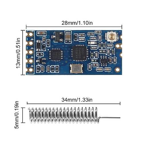 HC-12 Kablosuz Seri Port Modl 433Mhz 1000m Menzil