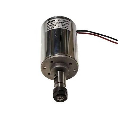200W 12-48V CNC Spindle Motoru