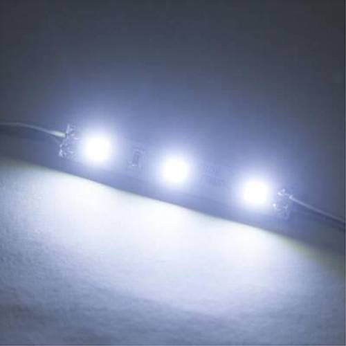3'lü Merceksiz Modül Led - Beyaz 12V 0.50W