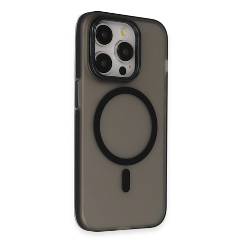 Joko iPhone 14 Pro Max Frost Standl Magsafe Kapak - Siyah