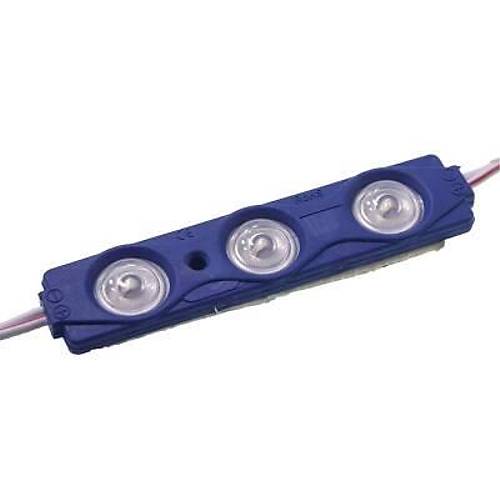 3'l Mercekli Modl Led - Mavi 12V 1.2W