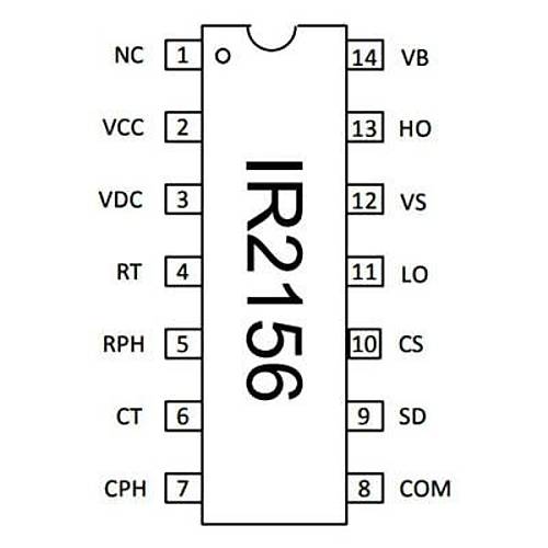 IR2156 DIP-14 G Kontrol Entegresi