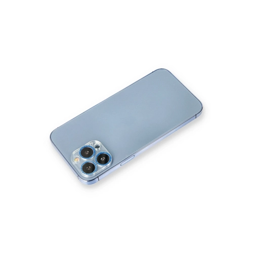 Newface iPhone 13 Pro Shine Kamera Lens Koruma Cam - Mavi