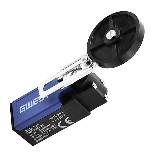Gwest GLS-191R Ayarlanabilir Kauuk Makaral Resetli Limit Switch