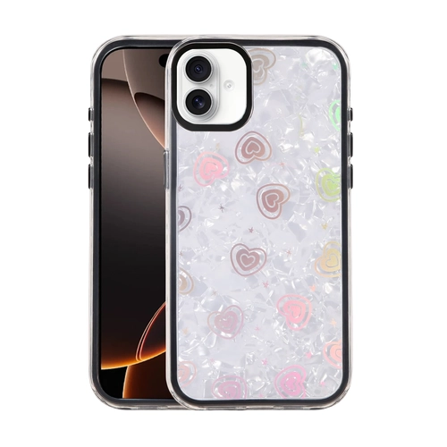 Newface Apple iPhone 16 Lumi Desenli Kapak - Siyah