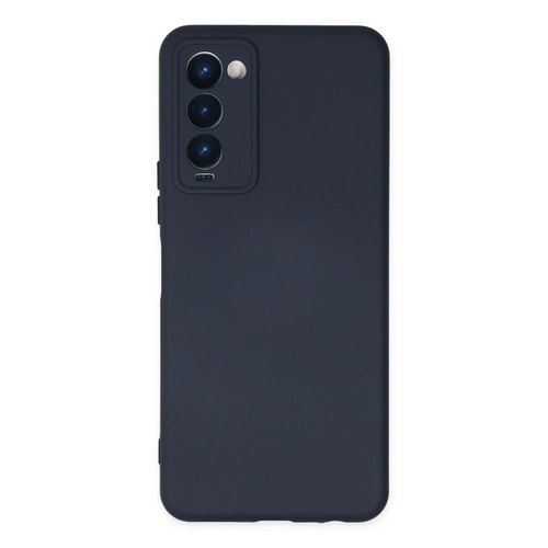 Newface Tecno Camon 18 Klf Nano ii Kadife Silikon - Lacivert