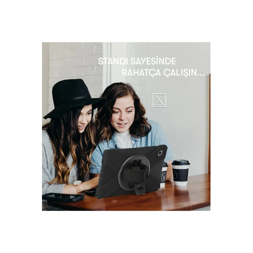 Newface Lenovo Tab M10 TB328FU Klf Amazing Tablet Kapak - Siyah