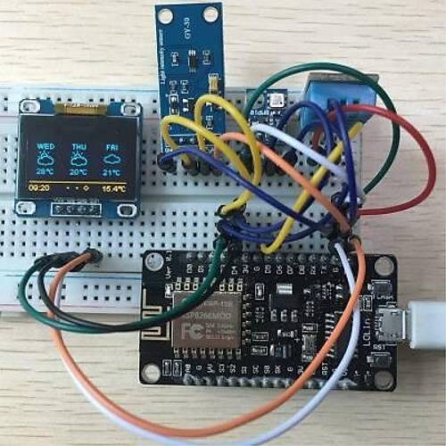 ESP8266 Hava Durumu lm Seti - Demonte Scaklk Nem ve Basn ler