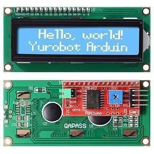 2x16 Mavi Lcd Display I2C Modüllü