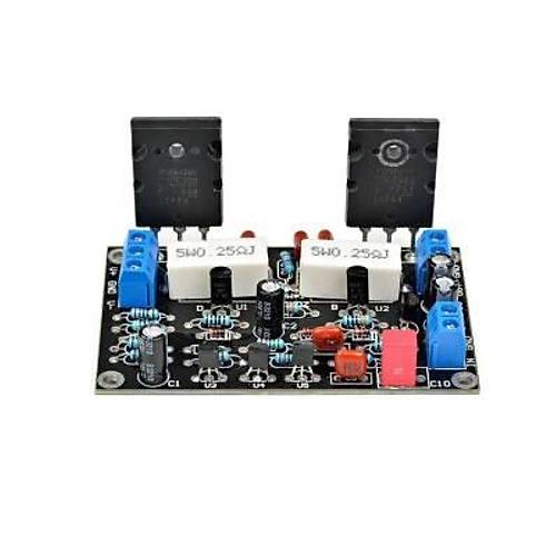 2SC5200 + 2SA1943 100W Mono Amfi Modl