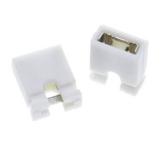Ksa Devre Jumper 2.54mm Beyaz 2 Pin