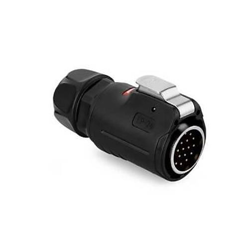 LP-24-C19PE-01-001 19-Pin Su Geirmez Konnektr - Erkek