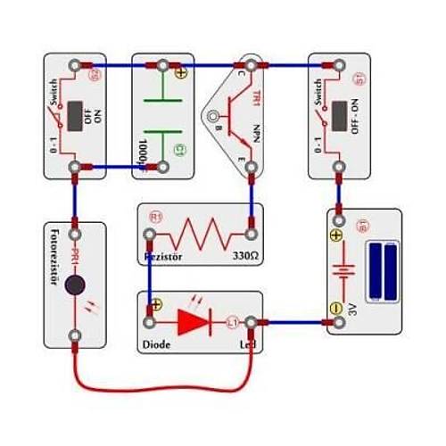 Blok Devreler Elektronik Eitim Seti - 135 Proje
