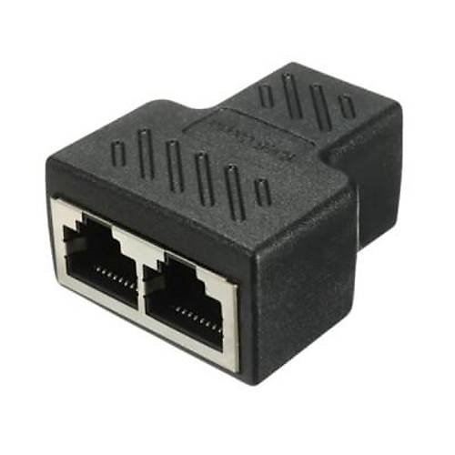 RJ45 1-to-2 Dişi Çoklayıcı Ethernet Konnektörü