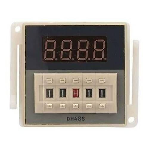 DH48S-1Z 12V Zaman Ayarl Rle Modl - Reset ve Durdurma zellikli