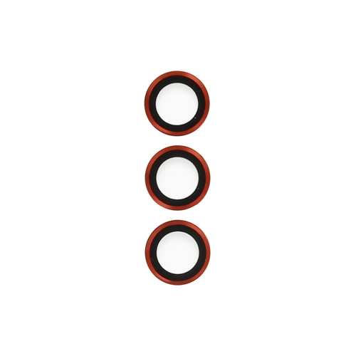 Newface Samsung Galaxy S23 Ultra Metal Kamera Lens - Krmz