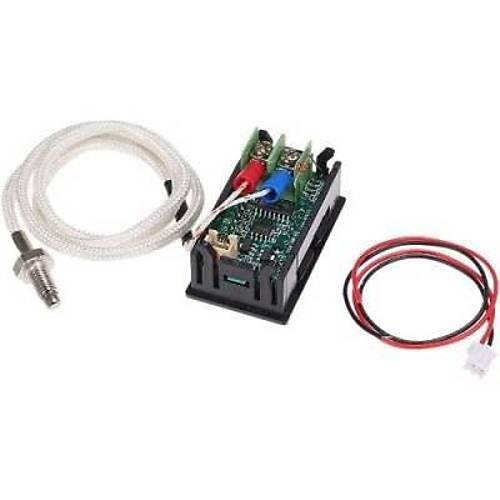 XH-B310 12V K tipi M6 Termokupl Dijital Termometre - Mavi