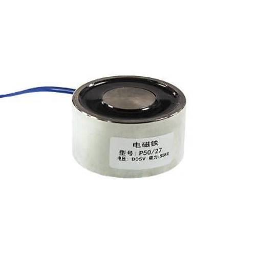 P50/27 5V Elektromknats - 50kg Elektro Manyetik Tutucu