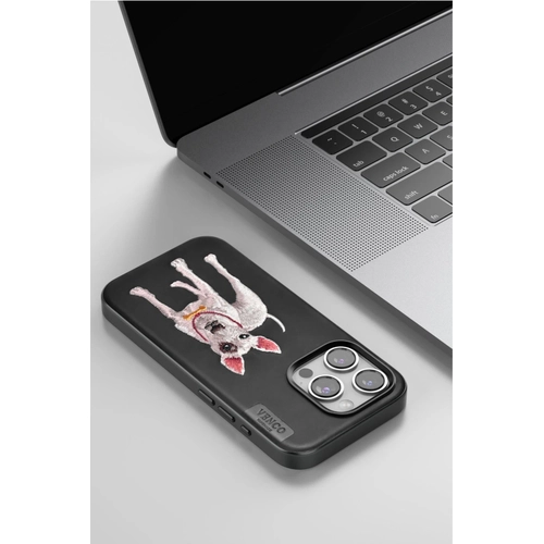 Venco iPhone 11 Perma Desenli Kapak - Lacivert