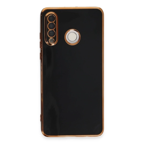 Newface Huawei P30 Lite Klf Volet Silikon - Siyah