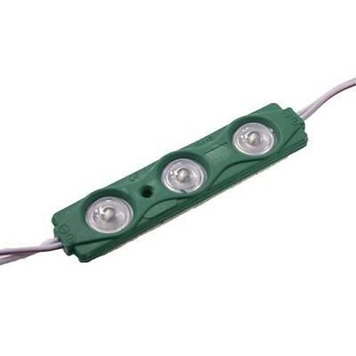 3'l Mercekli Modl Led - Yeil 12V 1.2W