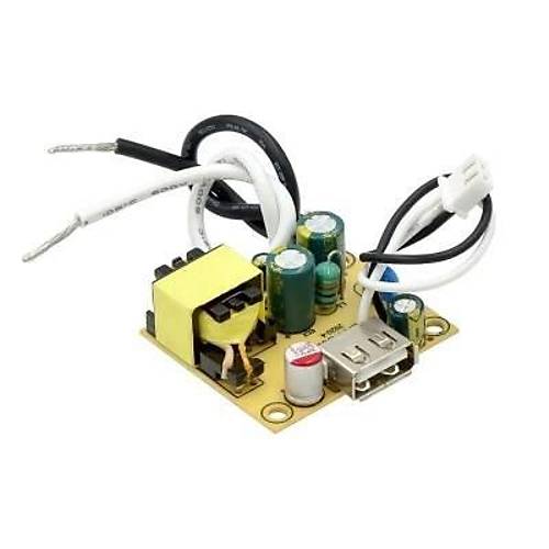 AC 220V - DC 5V 2A USB Voltaj Dönüştürücü