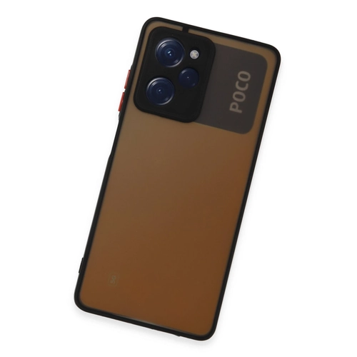 Newface Xiaomi Poco X5 Pro 5G Klf Montreal Silikon Kapak - Siyah