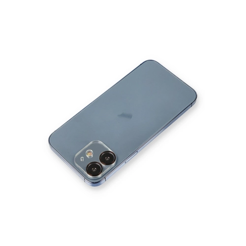 Newface iPhone 12 Mini Metal Kamera Lens Koruma Cam - Siyah
