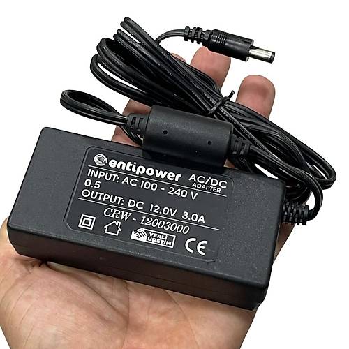 12V 3A AC-DC Adaptr Priz Tipi