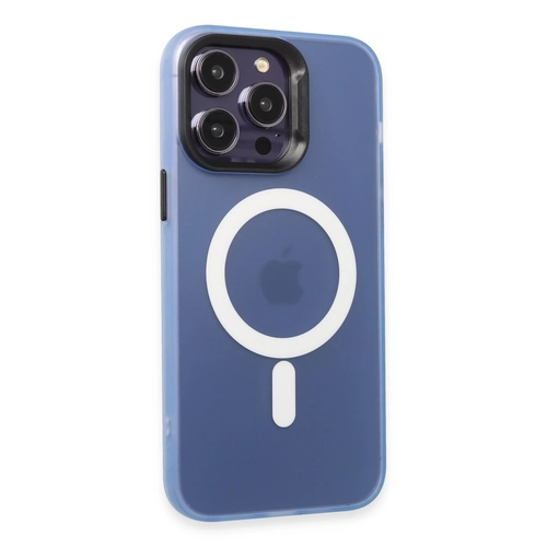 Joko iPhone 13 Pro Max Klf Mateks Magsafe Kapak - Sierra Blue