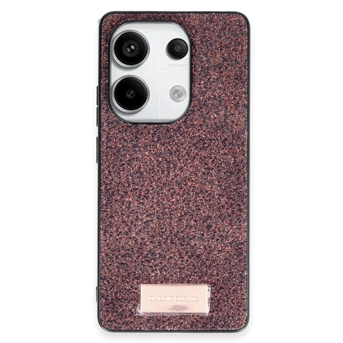 Onegif Xiaomi Redmi Note 13 Pro 4G Bright Simli Kapak - Derin Mor
