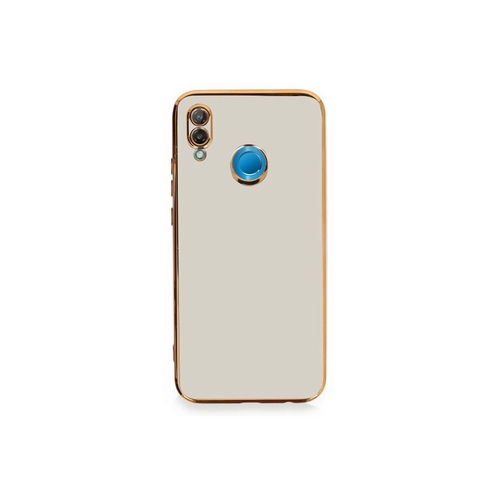 Newface Huawei P20 Lite Klf Volet Silikon - Beyaz