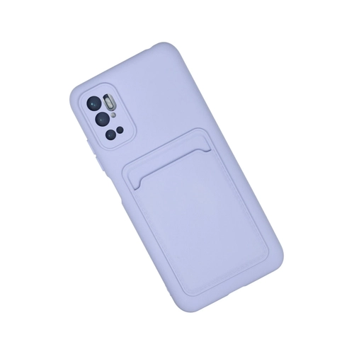 Newface Xiaomi Redmi Note 11 SE Klf Kelvin Kartvizitli Silikon - Lila
