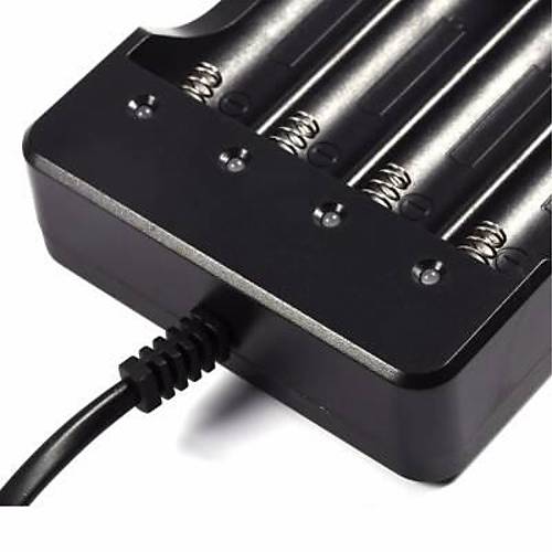 Li-ion 18650 3.7V Pil arj Aleti 4'l Dolum Cihaz