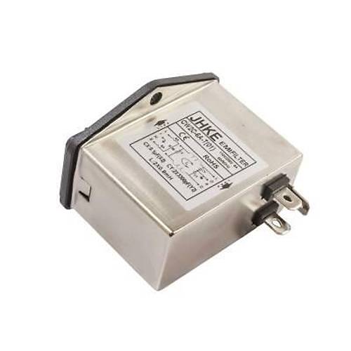 EMI Filtre 6A Anahtarl Erkek Power Soketi - Sigorta Yuval