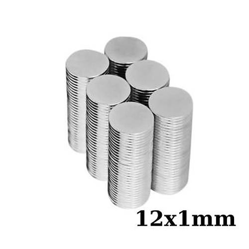12x1mm Neodyum Gl Mknats - Neodim Magnet