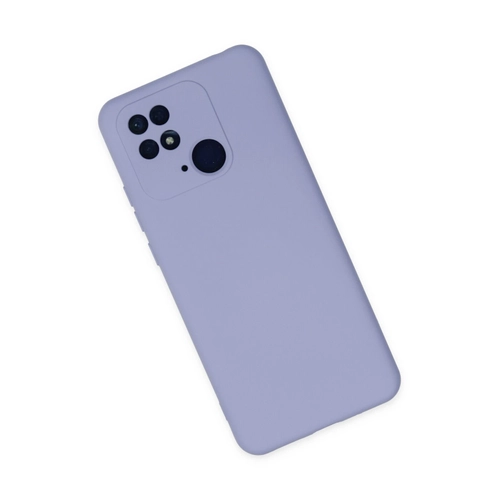 Newface Xiaomi Redmi 10C Klf Nano ii Kadife Silikon - Lila