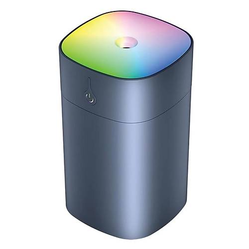 400ml Ultrasonik Hava Nemlendirici Buhar Yapc Difzr Humidifier Gri