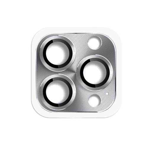Newface iPhone 16 Pro Max Pers Alminyum Kamera Lens - Gri