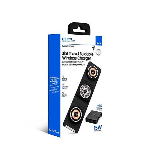 AW14 3in1, 15 Watt Katlanabilir Wireless arj Stand