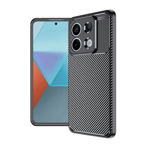 Newface Xiaomi Redmi Note 13 Pro 5G Klf Auto Focus Karbon Kapak - Siyah