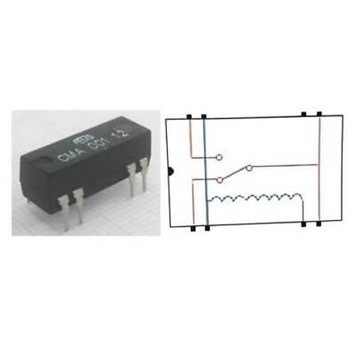 CMA 001 12 Reed Rle Tek Kontak C/O 12VDC 0.25A