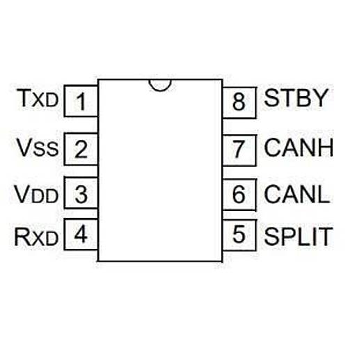 MCP2561-E/SN SOIC-8 Yksek Hzl CAN Transceiver Entegresi