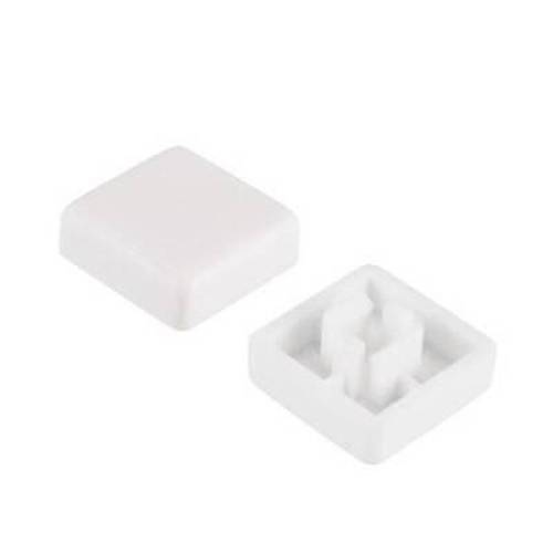 Tact Switch Kapa Kare Beyaz - 10x10x5mm