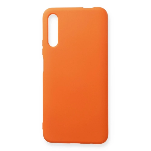 Newface Huawei P Smart Pro / Y9S Klf Nano ii Kadife Silikon - Turuncu
