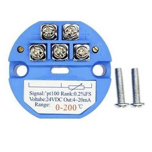 RTD PT100 Scaklk Sensr Vericisi DC 24V 0-200?