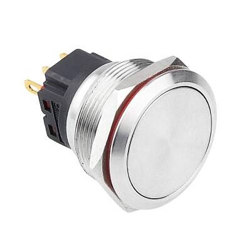 25B-P1Z 25mm Dz Anahtarl Metal Buton