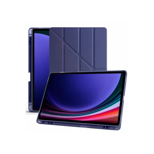 Newface Samsung Galaxy X610 Tab S9 FE Plus 12.4 Klf Kalemlikli Mars Tablet Klf - Lacivert
