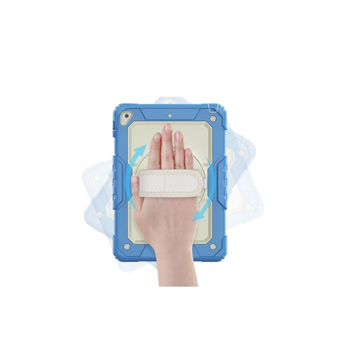 Newface iPad 5 Air 9.7 Klf Strap New Tablet Kapak - Mavi